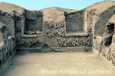 pge0016  1963:  bird motifs in Tschudi palace, Chan Chan 