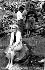 pgm0236  Maria Reiche in Moya near Ayacucho 1960