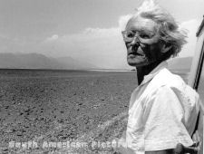 pgm0244 Maria Reiche  on the desert 1969.  Maria was then 66.