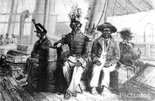 fgfa0030 The Grand-Man Adam, King of the Bonis (Bush negroes) 1860