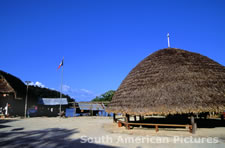 fgga0143 Twenke village & meeting house, Tukisipan