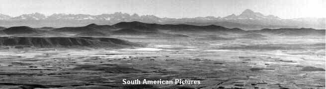 The high plain of the Bolivian Andes